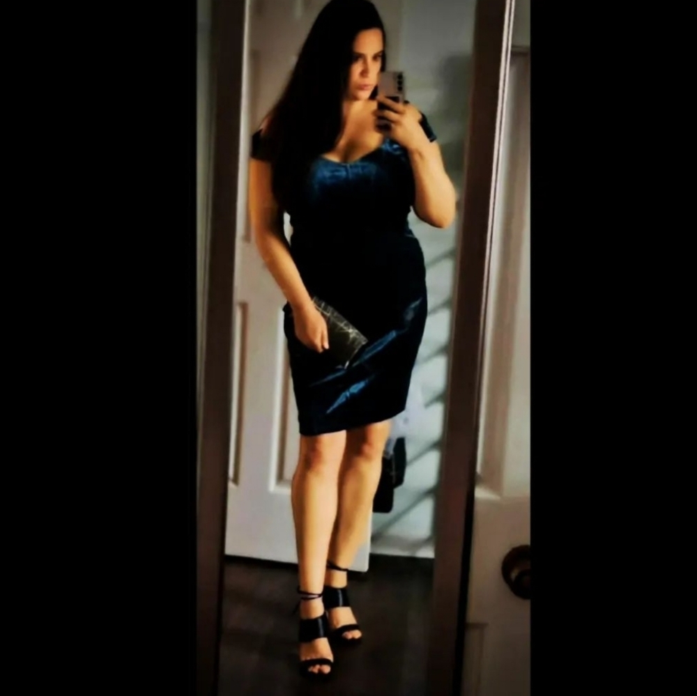 Hollywood Crushed Velvet Dress